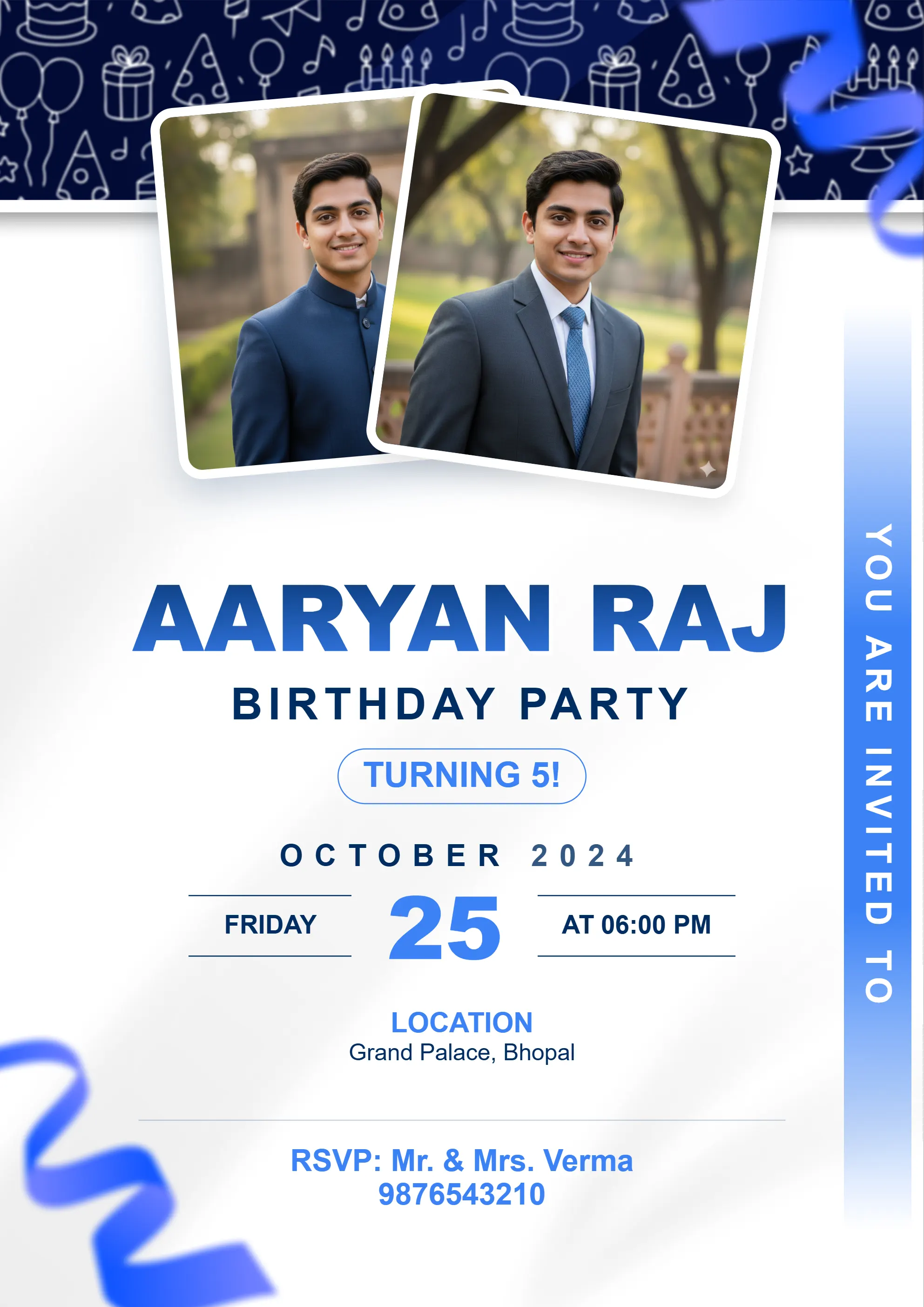Personalized birthday card with photo online free download